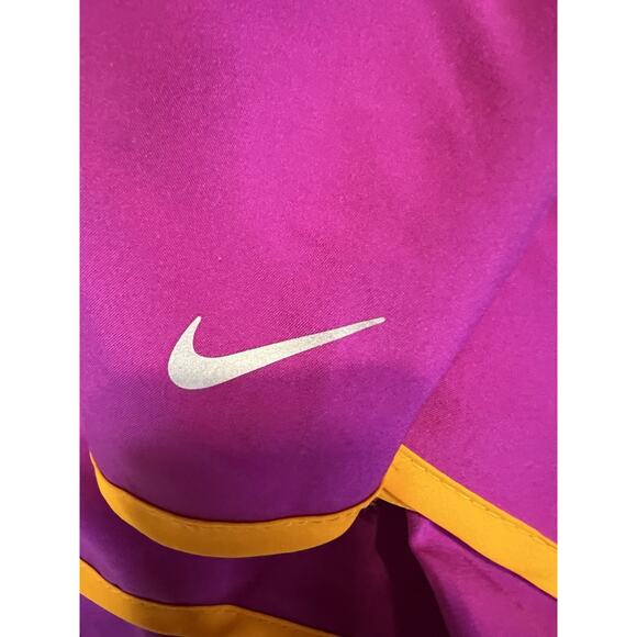 Women’s Nike Dri-Fit Bright Purple And Orange Shorts Size L - Picture 3 of 6